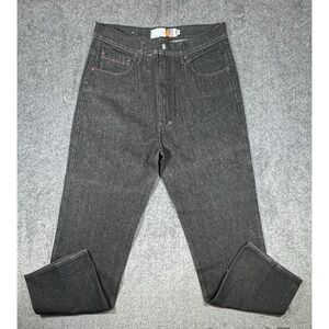Indigo Red Mens Size 36 Black Stanley Classic Fit Relaxed Leg Y2K‎ Style